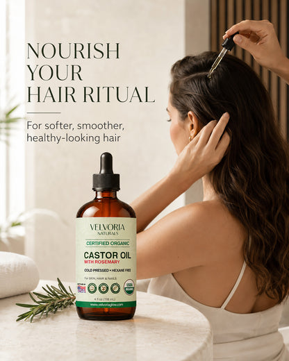 Organic Castor Oil with Rosemary