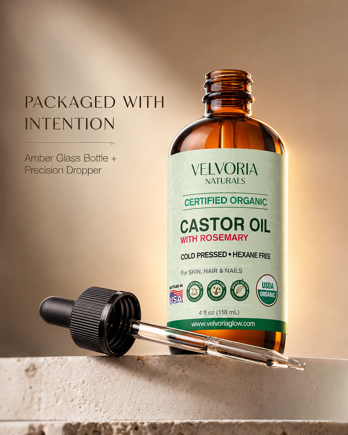 Organic Castor Oil with Rosemary