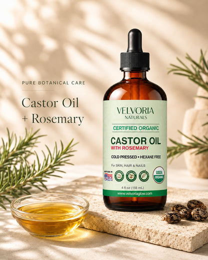 Organic Castor Oil with Rosemary