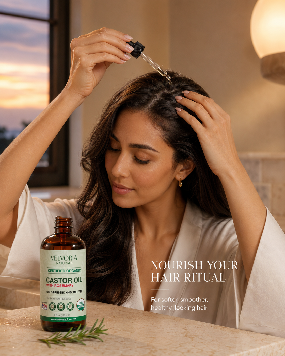 Organic Castor Oil with Rosemary